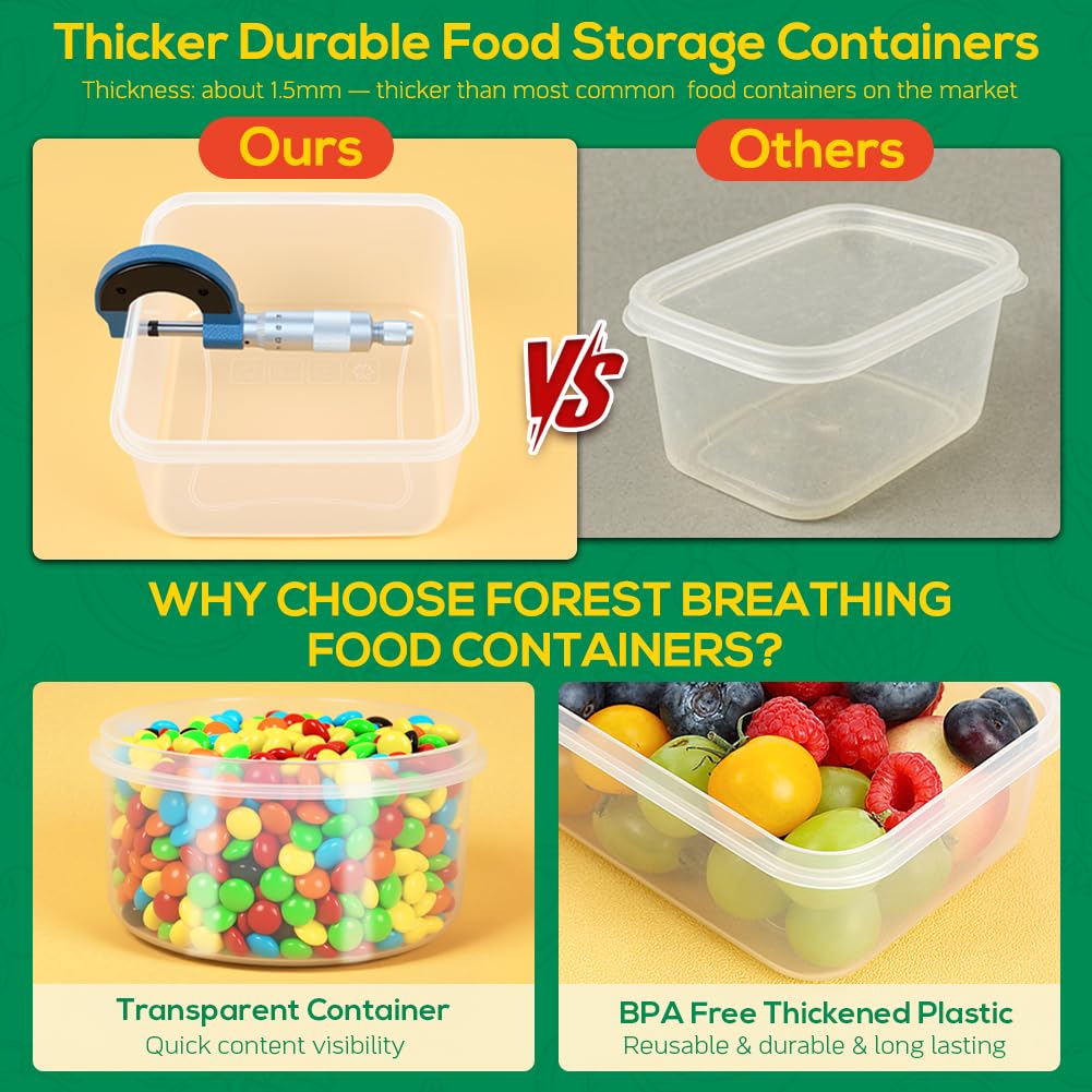 Forest Breathing fridge and freezer safe storage for versatility