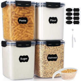 Forest Breathing large storage containers with lids keep dry staples fresh and organized