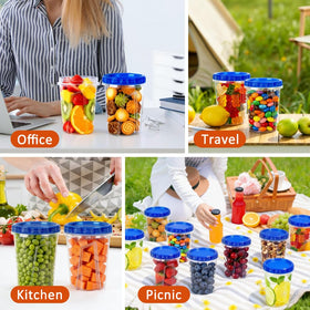Forest Breathing nestable and stackable design saves fridge and freezer space