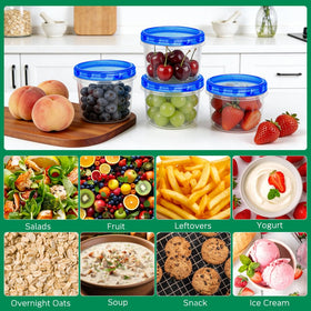 Forest Breathing stackable design saves fridge and freezer space.