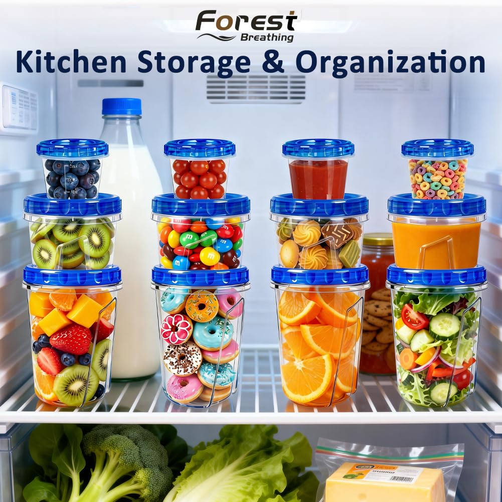 Stackable and nestable design helps reduce kitchen clutter.