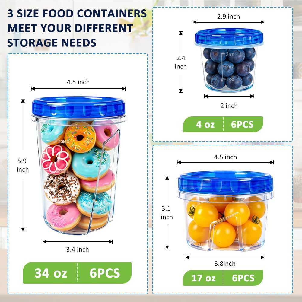 Forest Breathing twist-top lids provide airtight seals to prevent leaks.