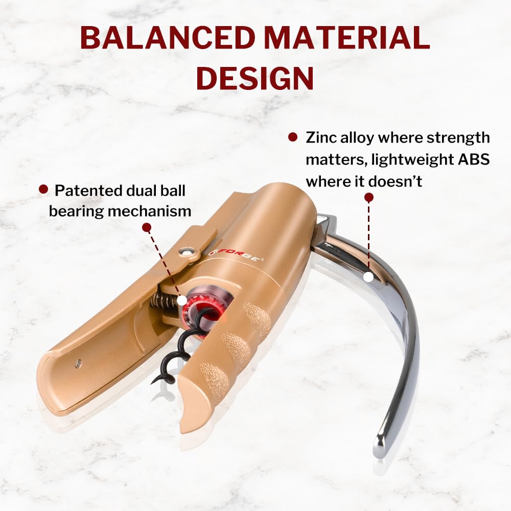 Forge zinc alloy handle offers durable design for long-lasting use