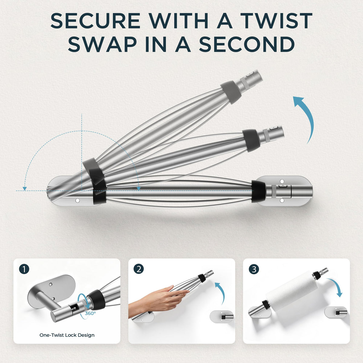 FORIOUS adhesive mounting option for drill-free setup
