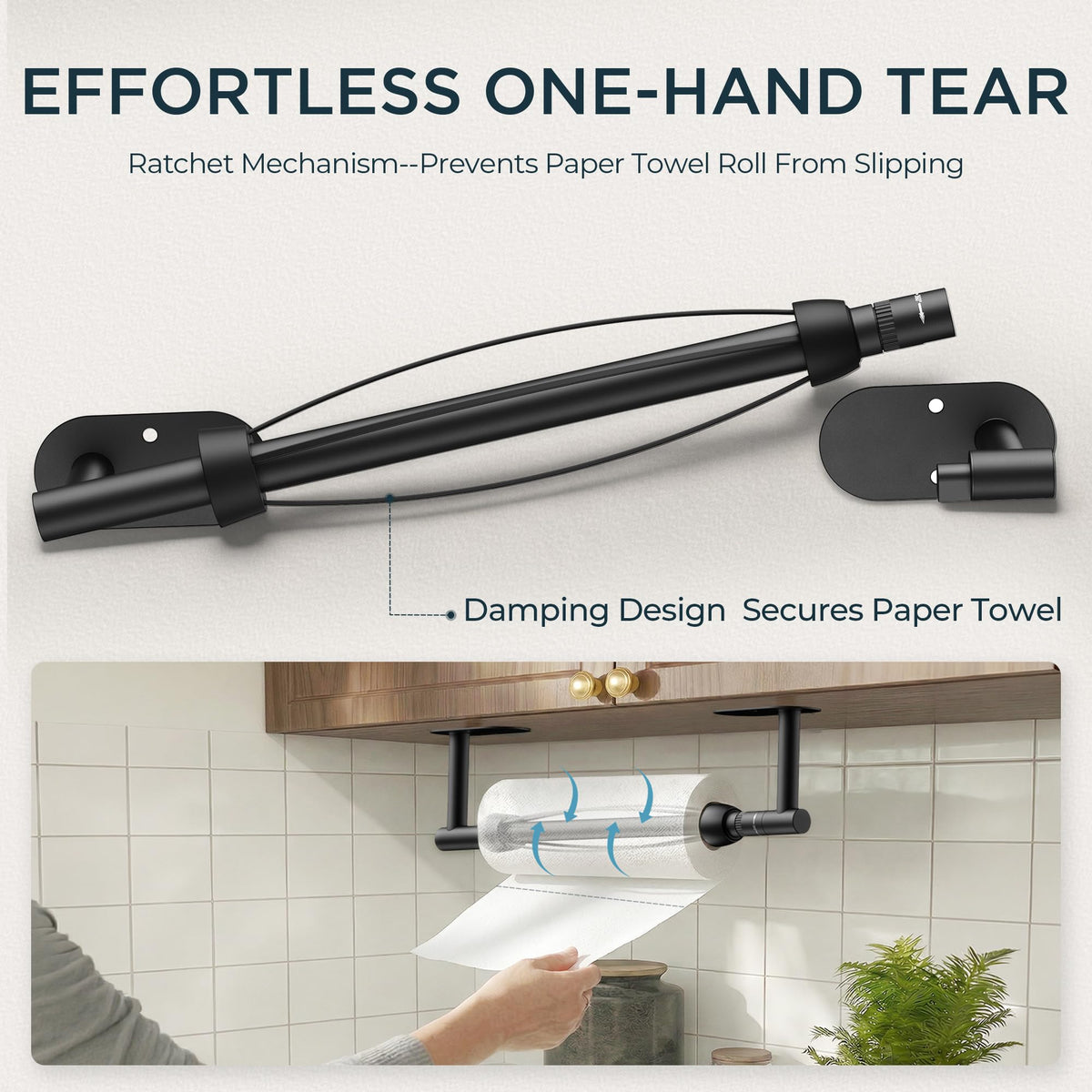 FORIOUS matte black wall mount showcasing durable style and easy access