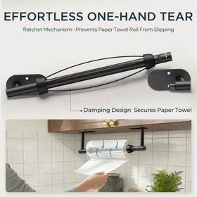 FORIOUS matte black wall mount showcasing durable style and easy access