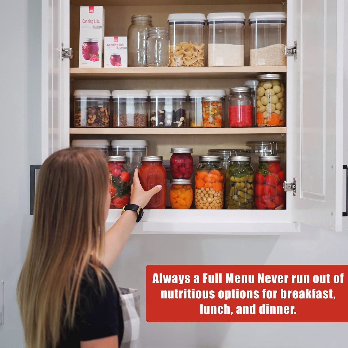 FORJARS pack includes 24 sets for organized canning sessions