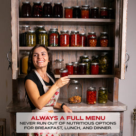 FORJARS rustproof metal construction ensures durable canning results.