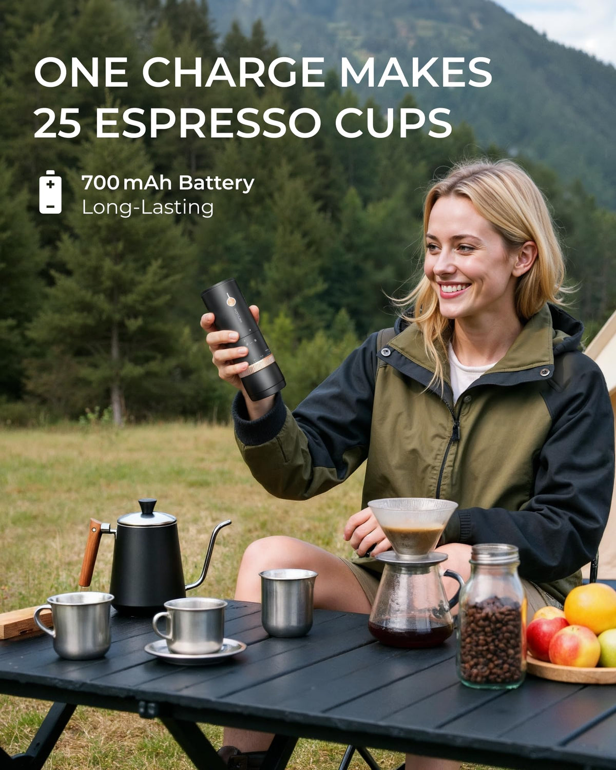 FORLIM 15g capacity ideal for single-serve fresh coffee.