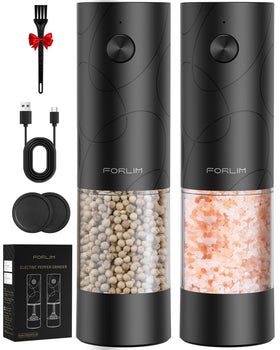 FORLIM electric grinder with USB charging for quick, cordless seasoning