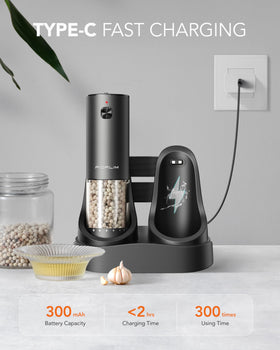 FORLIM LED light improves visibility during grinding in the kitchen.