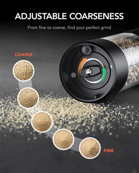 FORLIM pepper grinder features one-handed operation for easier cooking