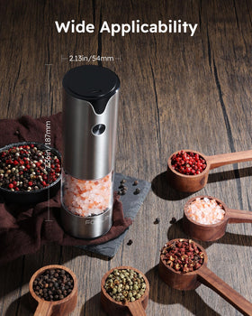 FORLIM stainless steel 2 pack offers durable, stylish spice grinding duo.