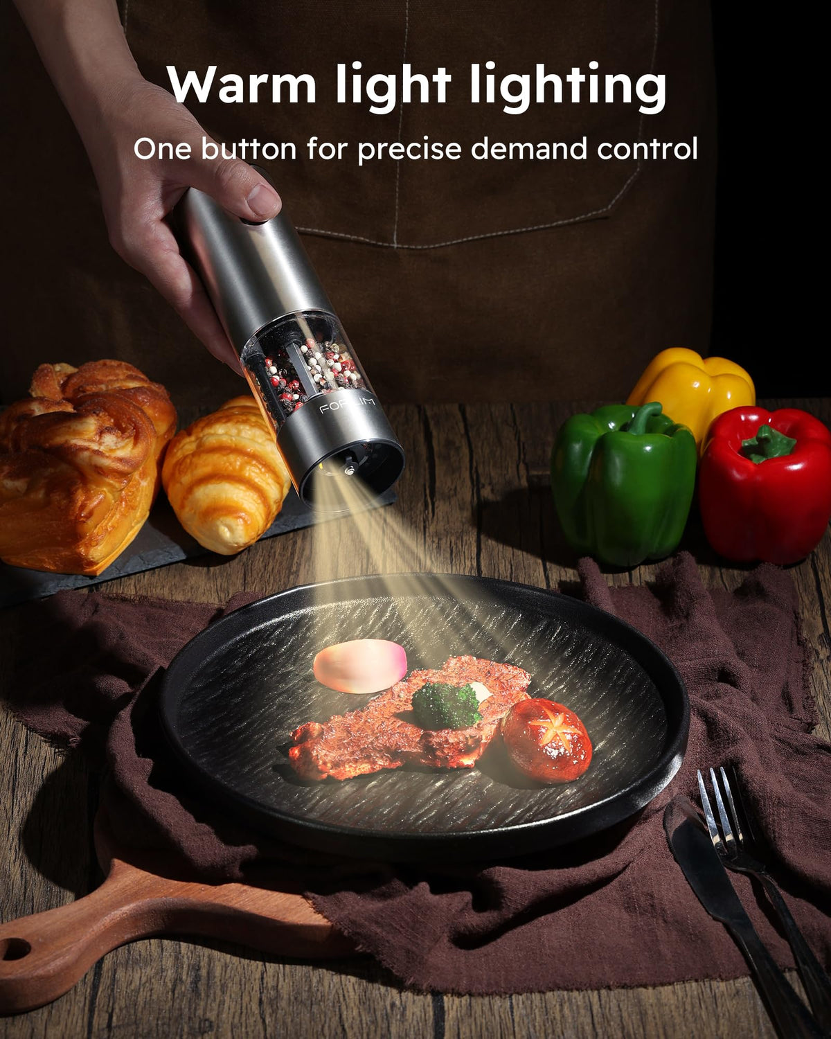 FORLIM ultra low noise operation keeps the kitchen calm.