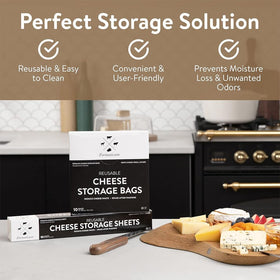 Formaticum 5x11 bags sized for storing cheese and sandwiches.