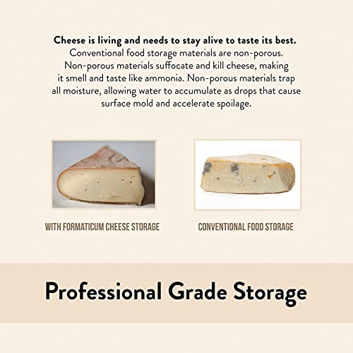 Formaticum reusable cheese bags stacked neatly for sustainability.