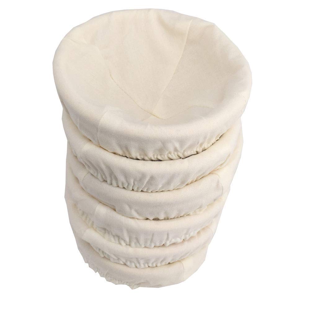 FORSUN 5-inch banneton set of 6 proofing baskets for artisan loaves