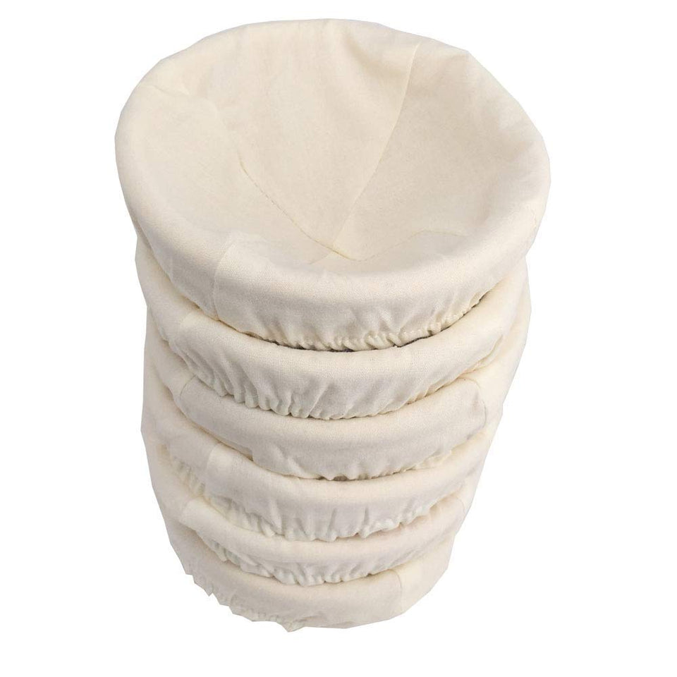 FORSUN 5-inch banneton set of 6 proofing baskets for artisan loaves