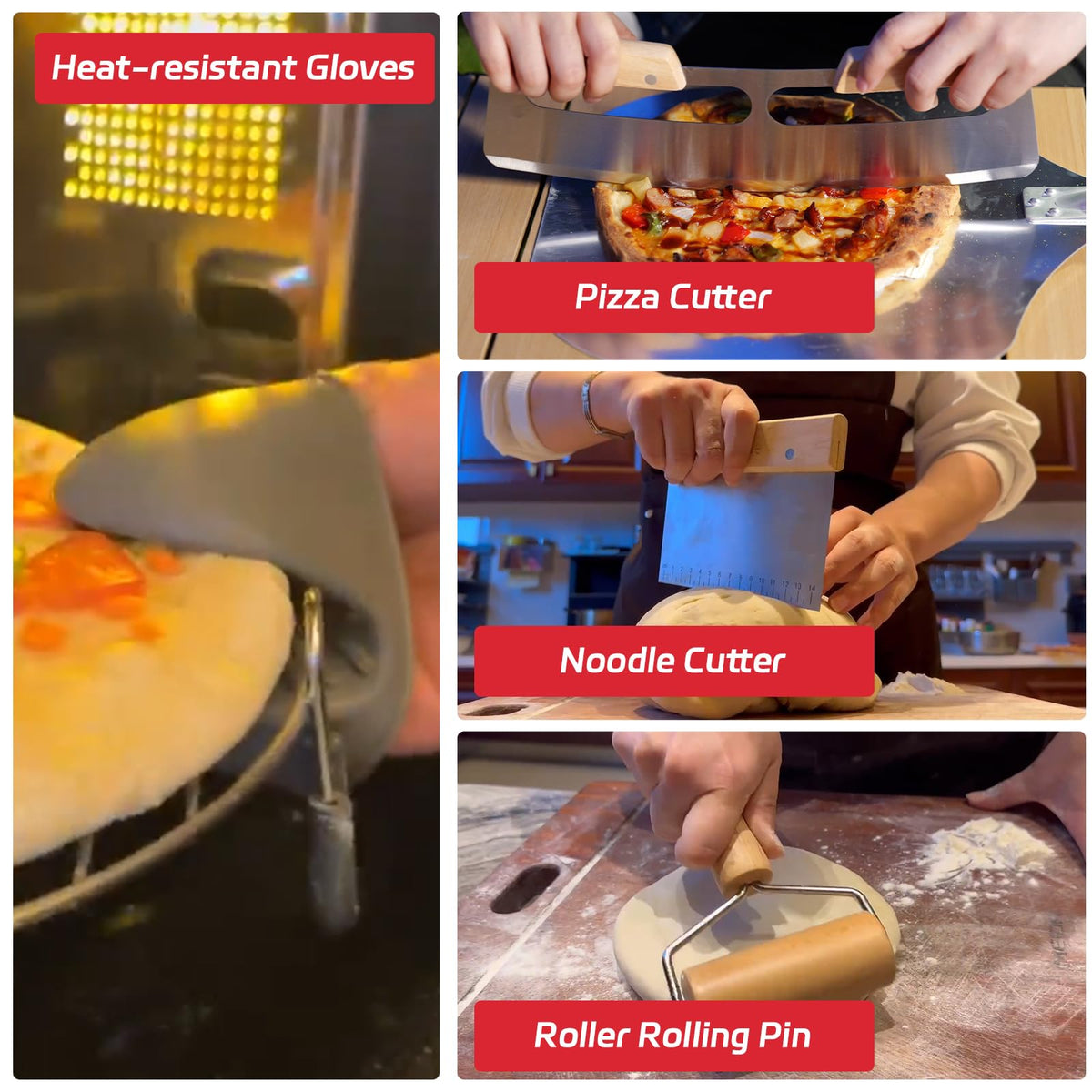Fortune Teller rocker cutter delivers smooth, precise slices for serving.
