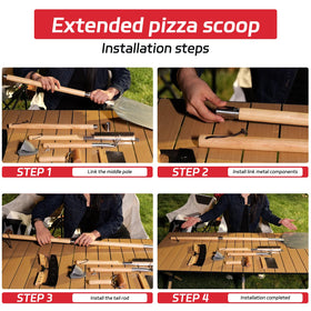 Fortune Teller scraper simplifies prep by scraping dough and flour from surfaces.
