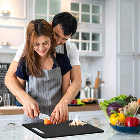 Fotouzy cutting board dishwasher-safe for quick cleanup after prep