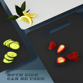 Fotouzy cutting board double-sided use helps separate ingredients