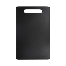 Fotouzy cutting board large black handles for easy grip while slicing