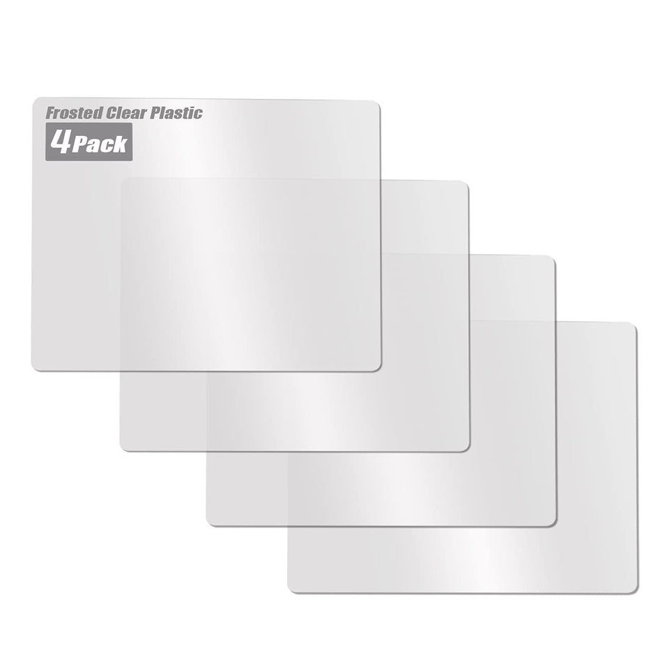 Fotouzy cutting mats flexible 4-pack laid on counter for easy ingredient transfer