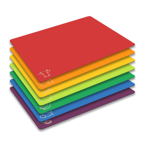Fotouzy cutting mats with red meat icon for safer meat prep and flavor preservation.