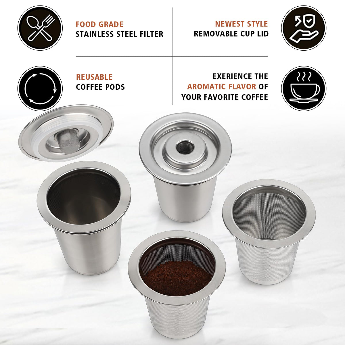 Fotric cup is dishwasher-safe and easy to clean after brewing.