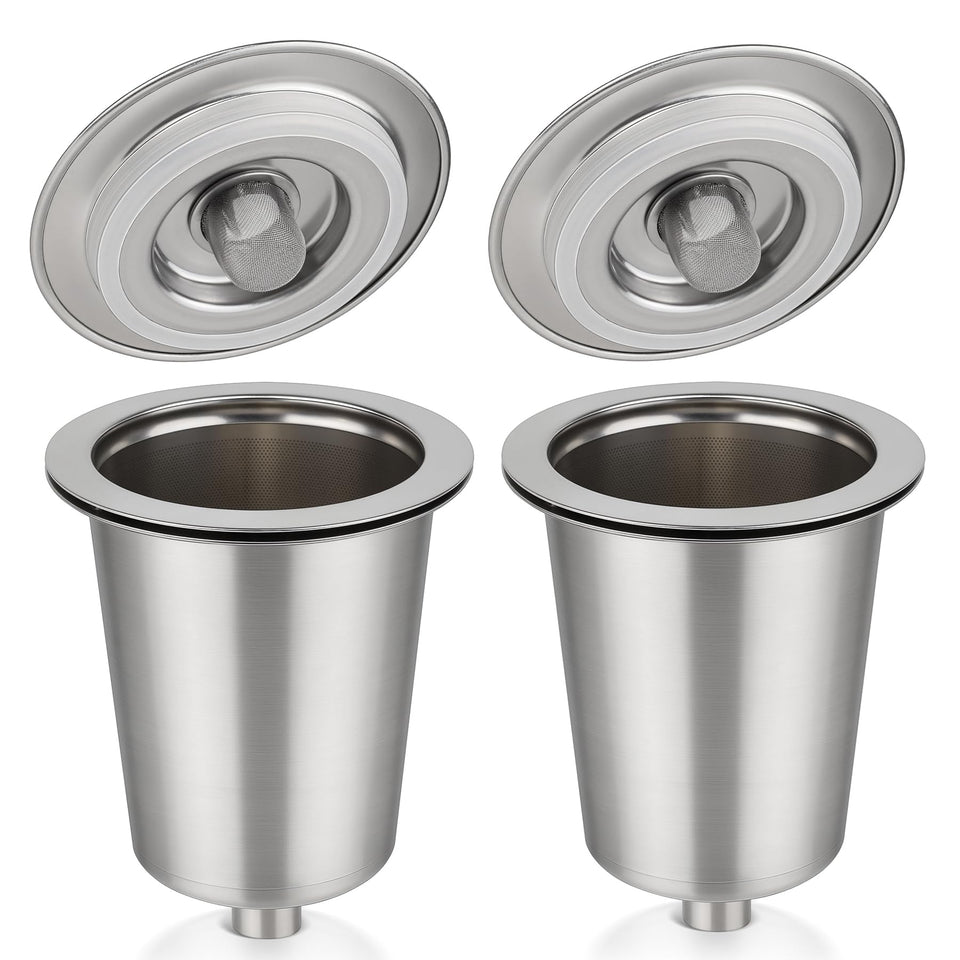 Fotric reusable filter cup for Cuisinart, compatible with multiple HomeBarista models for eco-friendly brewing.
