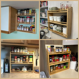 FoverOne countertop spice rack in a modern kitchen