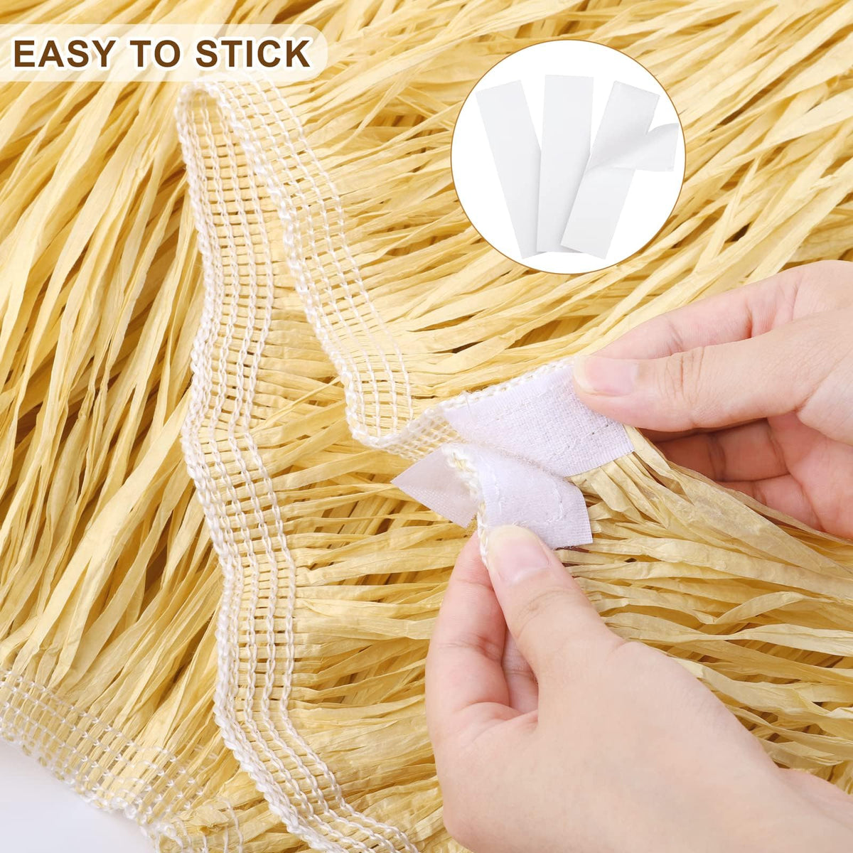 Fovths self-adhesive hoop sets keep the skirt secure