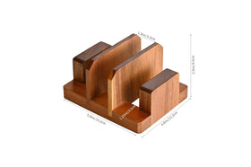 Hand wash care preserves the wood finish of the Fox Run organizer.