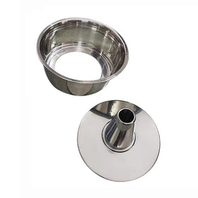 Fox Run angel-pound cake pan with high-heat tolerance supports various recipes.