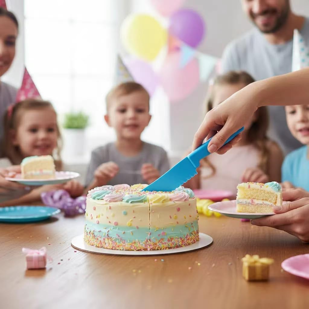 Fox Run Bakeware Safe Knife design shown as a kid friendly kitchen tool