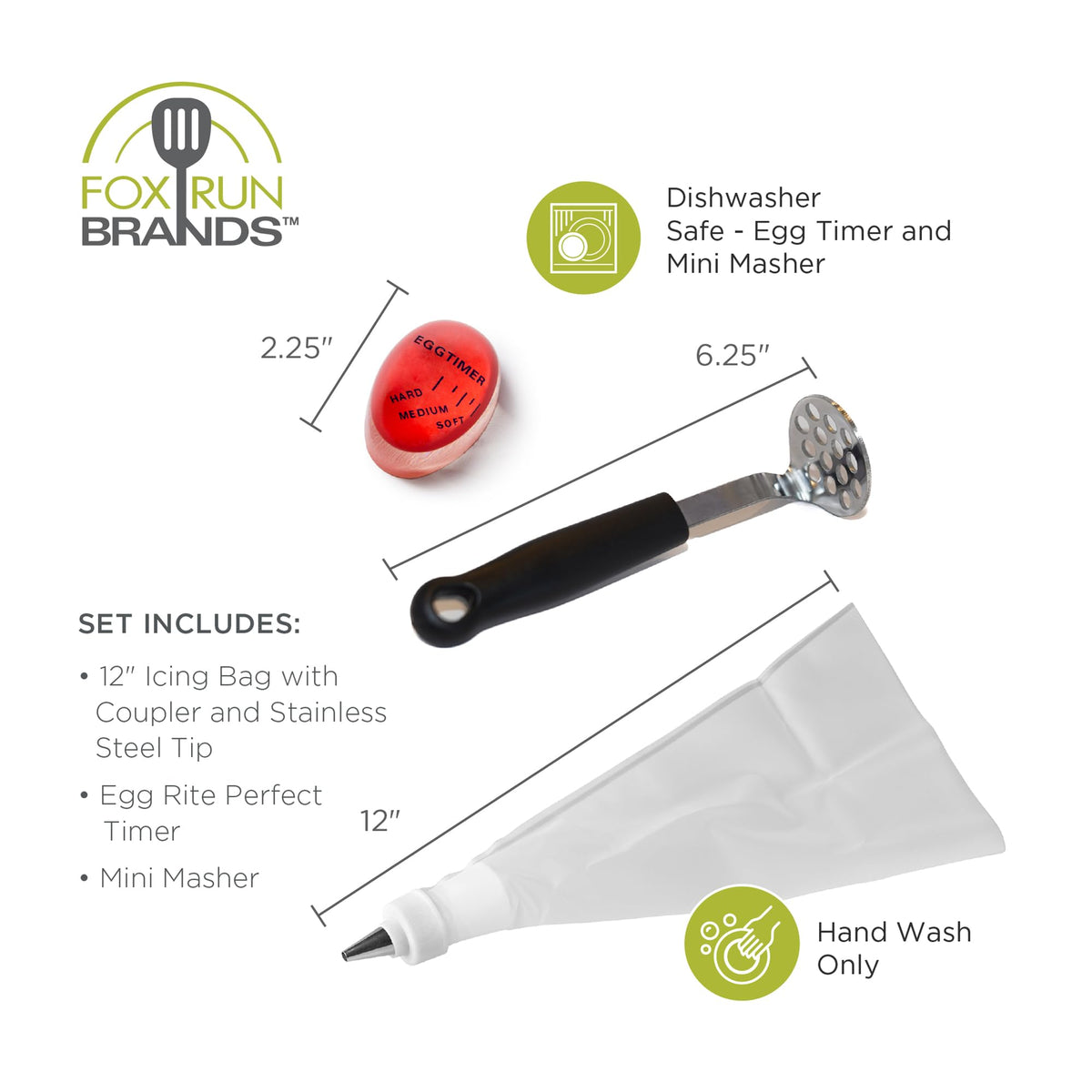 Fox Run deviled egg filling prep supports versatile kitchen use.