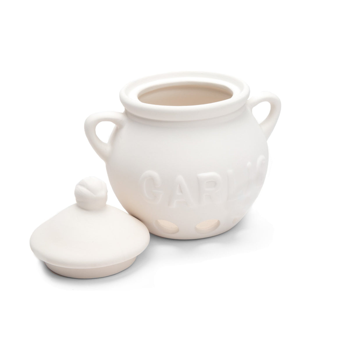 Fox Run Garlic Keeper blocks light to keep garlic fresh on the counter