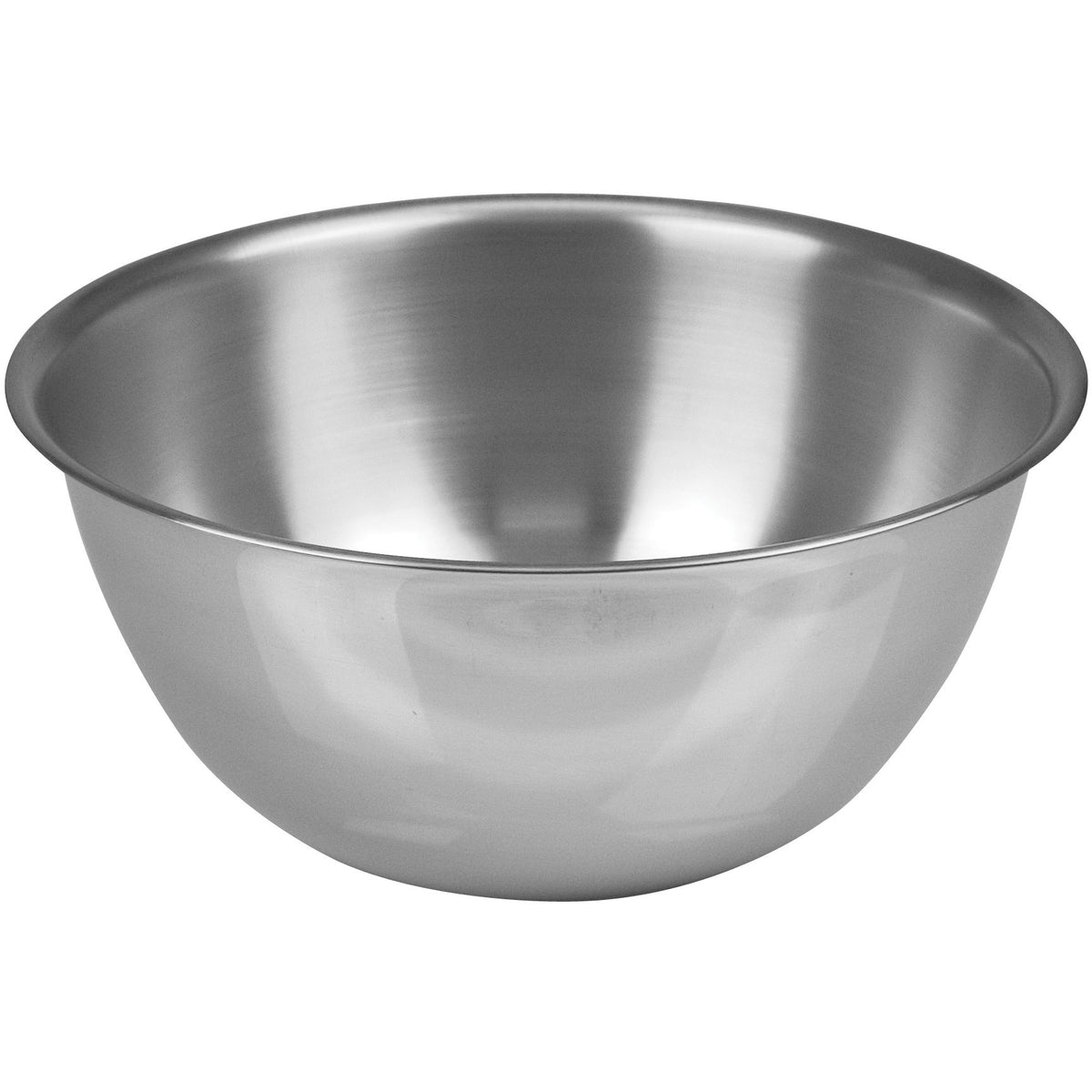 Fox Run large stainless steel mixing bowl for dough and batter prep; versatile kitchen essential.