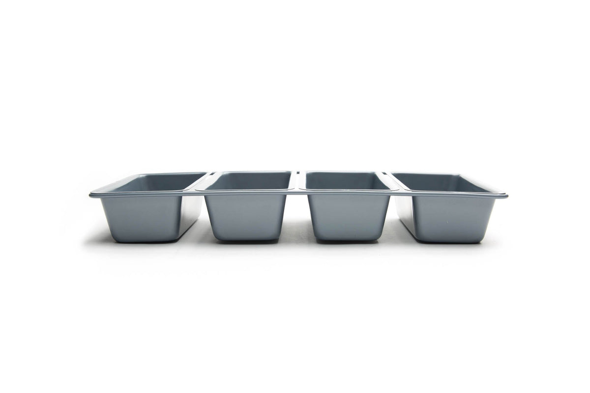 Fox Run linked loaf pan dimensions 6.5 x 14.5 x 2 inches.