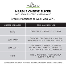 Fox Run marble slicer easy to clean by hand