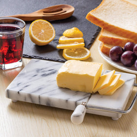 Fox Run tool slices hard and soft cheeses with stainless wire