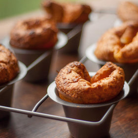 Fox Run non-stick coating enables quick, clean popover release.