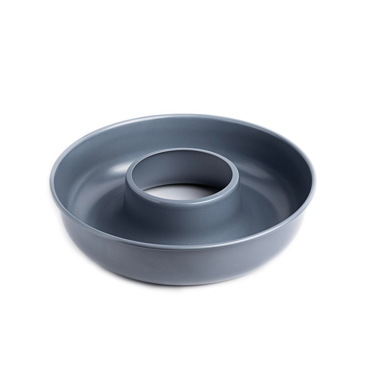 Fox Run Savarin round cake mold with center tube for even heating.