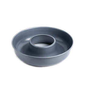 Fox Run Savarin round cake mold with center tube for even heating.