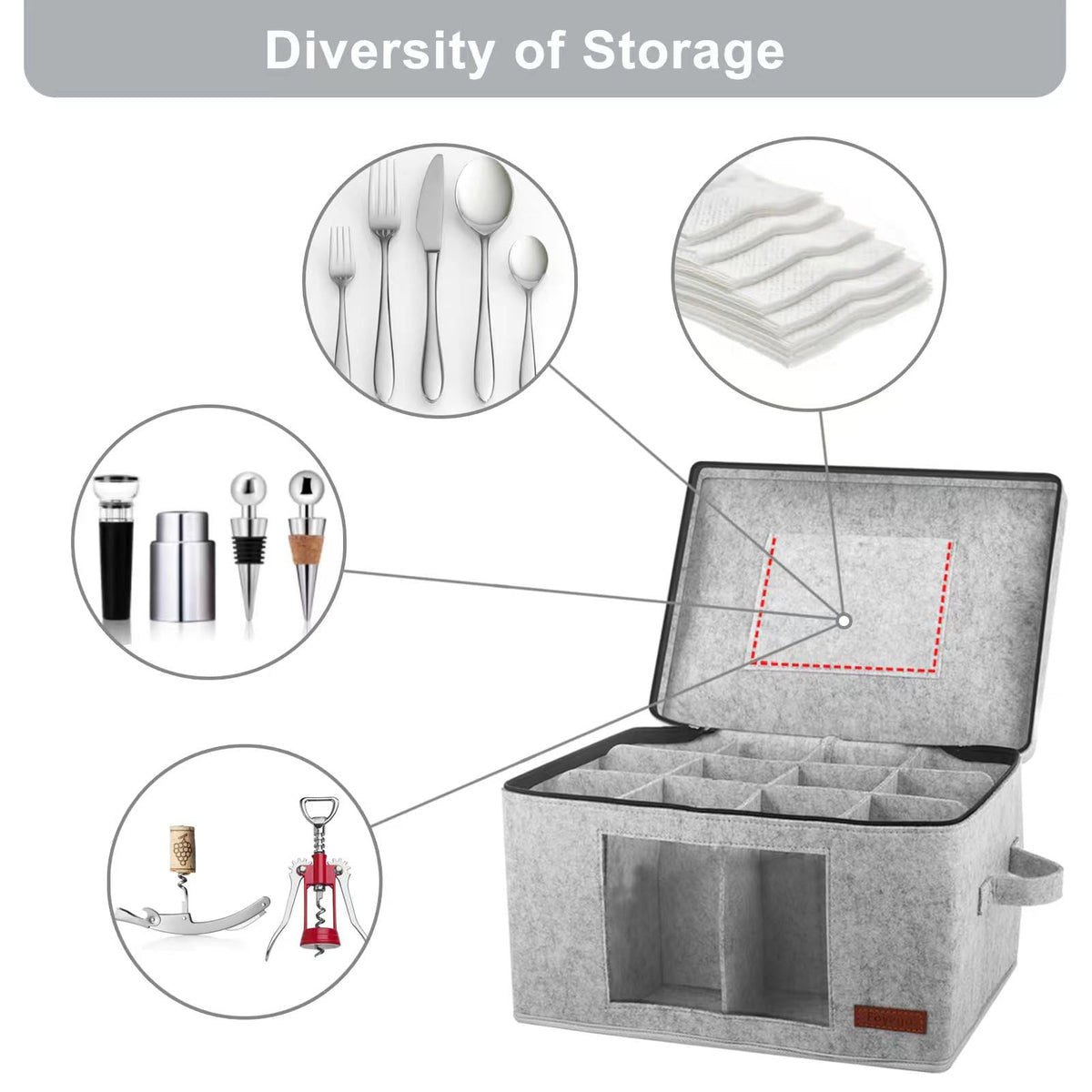 Foyego collapsible design speeds packing and storage for moving.