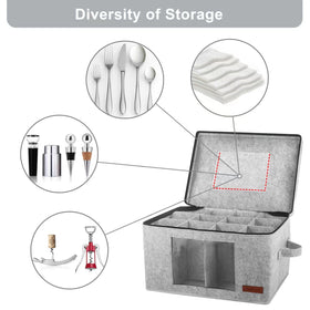 Foyego collapsible design speeds packing and storage for moving.