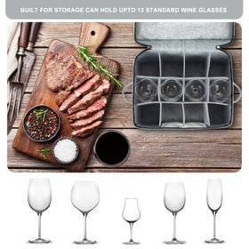 Foyego sturdy side handles support lifting heavy glassware safely.