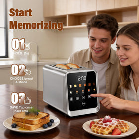 Foyoconven wide-slots-1-5-inch ensure bagels and artisan bread toast evenly