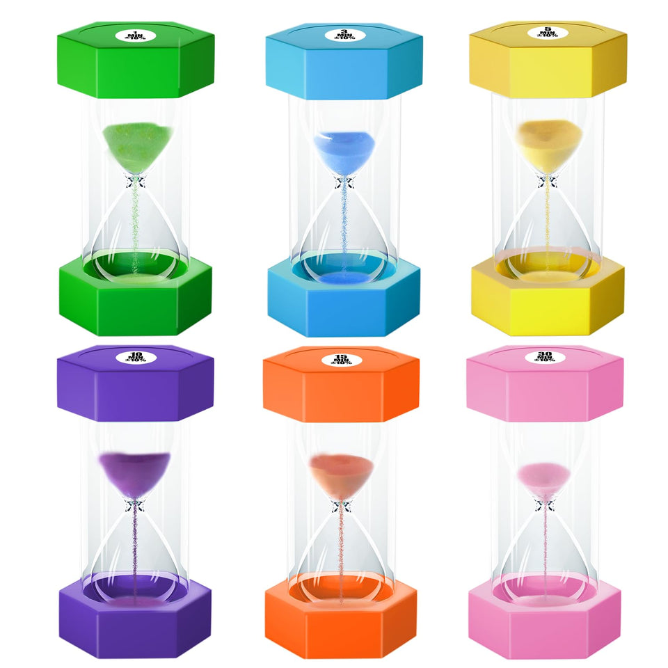 FOYOTO green 1-minute hourglass timer for quick tasks and study bursts.
